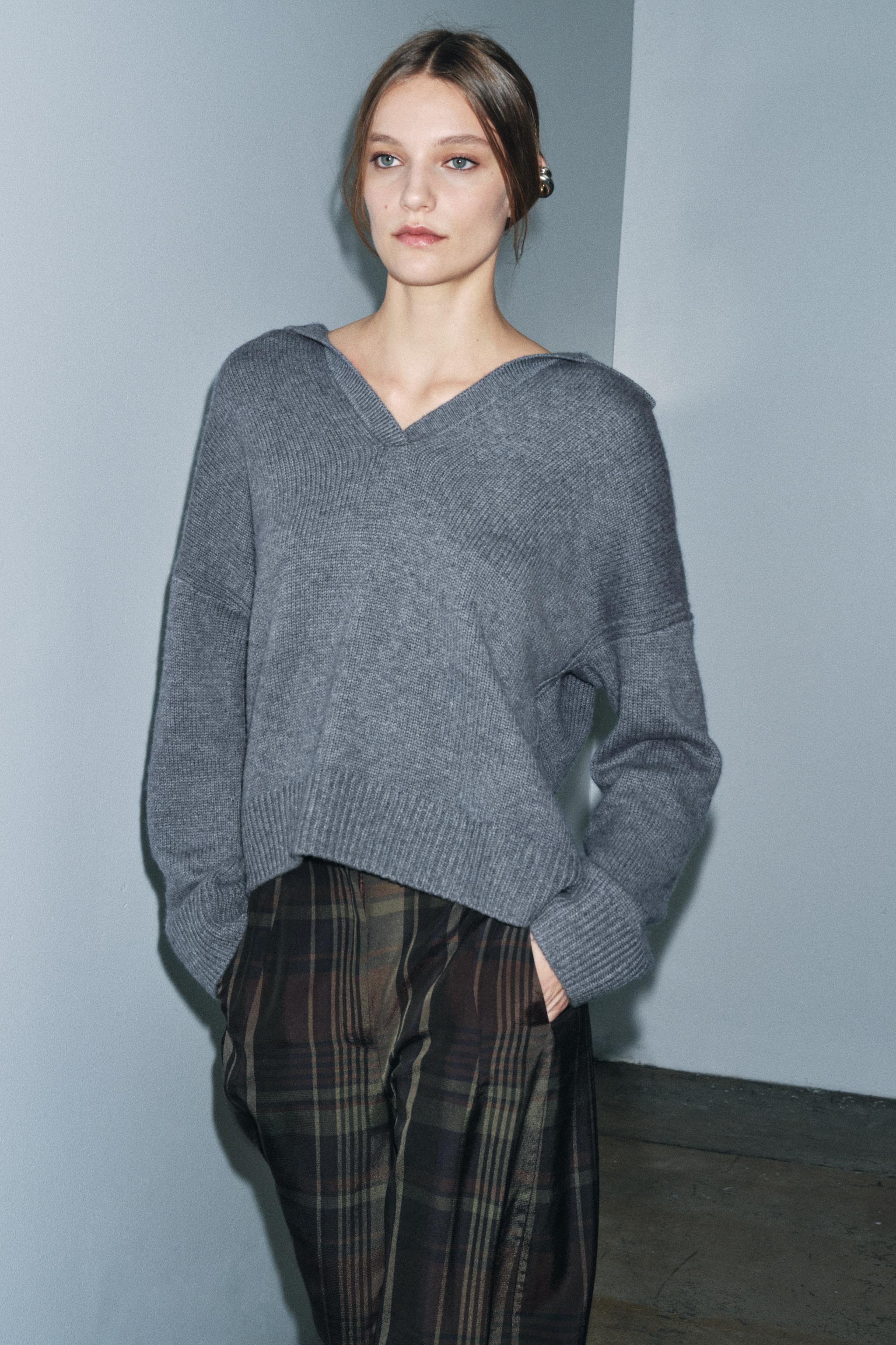 WOOL AND CASHMERE JUMPER